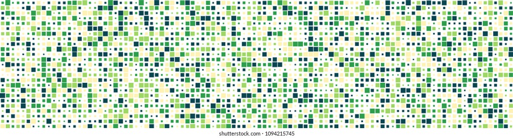 Digital texture. Geometric pattern with colorful elements for print or mobile application. Horizontal halftone background with color elements for your design. Vector texture.