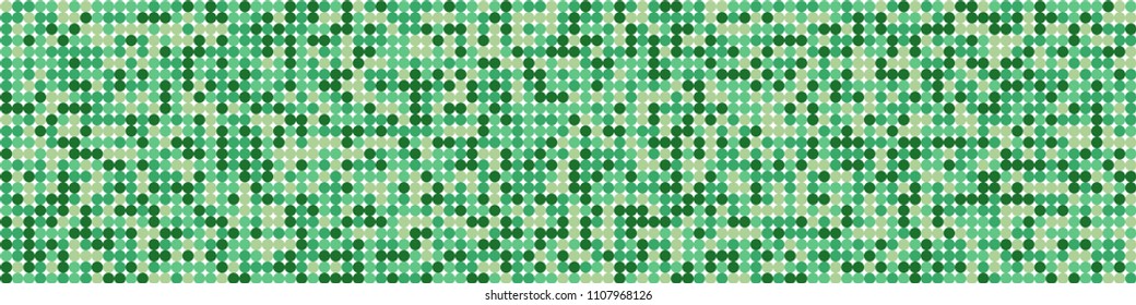 Digital texture. Geometric pattern with colorful elements for poster or banner. Horizontal halftone background with color squares for your design. Vector texture.