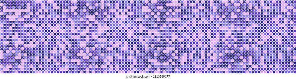 Digital texture. Geometric pattern with colorful squares for print or mobile application. Horizontal halftone background with color squares for your design. Vector texture.