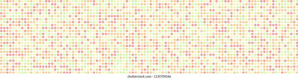Digital texture. Geometric pattern with colorful elements for print or mobile application. Horizontal halftone background with color elements for your design. Vector texture.