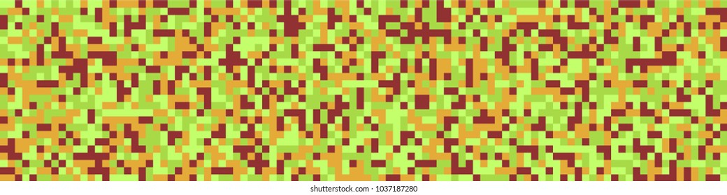 Digital texture. Modern pattern with colorful elements for poster or banner. Horizontal halftone background with color elements for your design. Vector texture.