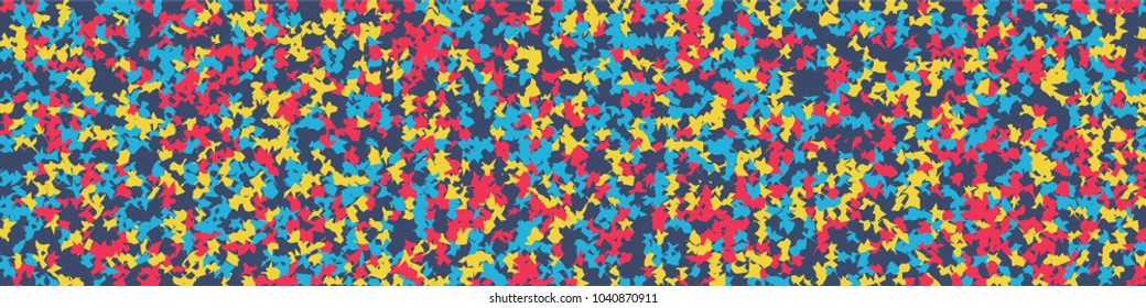 Digital texture. Modern pattern with colorful elements for print or mobile application. Horizontal halftone background with color elements for your design. Vector texture.