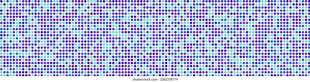 Digital texture. Modern pattern with colorful elements for print or mobile application. Horizontal halftone background with color squares for your design. Vector texture.