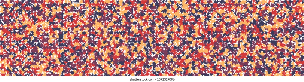 Digital texture. Modern pattern with colorful squares for card or print. Horizontal halftone background with color squares for your design. Vector texture.