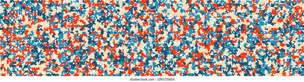 Digital texture. Modern pattern with colorful elements for print or mobile application. Horizontal halftone background with color elements for your design. Vector texture.