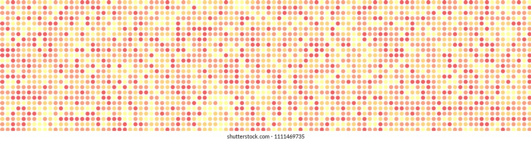 Digital texture. Modern pattern with colorful elements for card or print. Horizontal halftone background with color squares for your design. Vector texture.