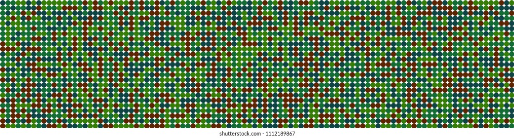 Digital texture. Modern pattern with colorful squares for card or print. Horizontal halftone background with color squares for your design. Vector texture.