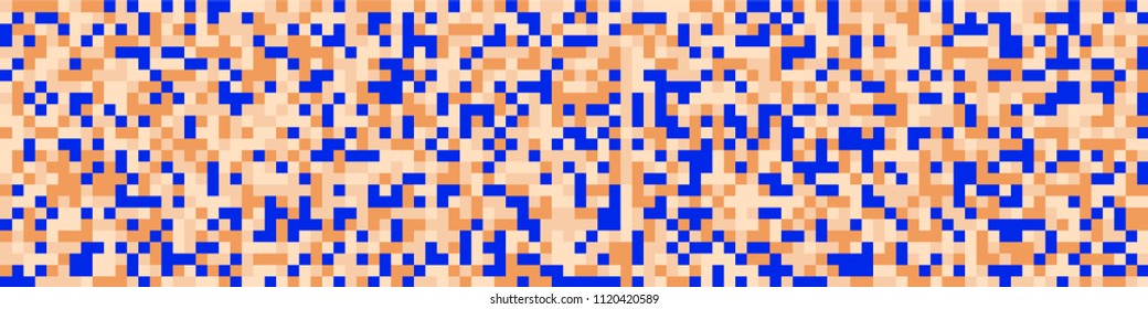 Digital texture. Modern pattern with colorful elements for print or mobile application. Horizontal halftone background with color elements for your design. Vector texture.