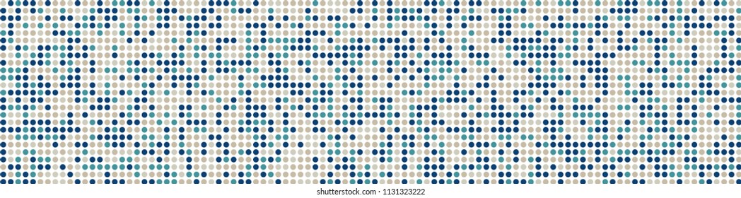 Digital texture. Modern pattern with colorful elements for print or mobile application. Horizontal halftone background with color elements for your design. Vector texture.