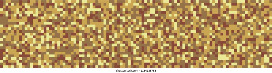 Digital texture. Modern pattern with colorful squares for card or print. Horizontal halftone background with color squares for your design. Vector texture.