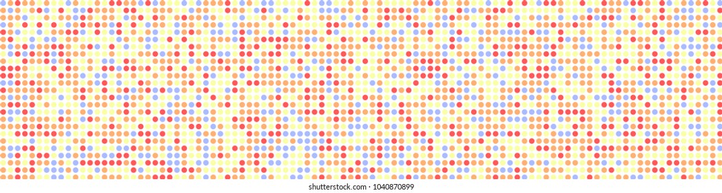 Digital texture. Retro pattern with colorful elements for print or mobile application. Horizontal halftone background with color elements for your design. Vector texture.
