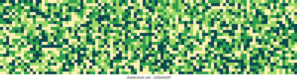 Digital texture. Retro pattern with colorful elements for print or mobile application. Horizontal halftone background with color squares for your design. Vector texture.