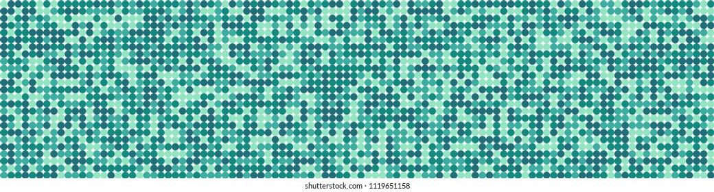 Digital texture. Trendy pattern with colorful squares for print or mobile application. Horizontal halftone background with color squares for your design. Vector texture.