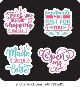 Digital Thank You Stickers bundle, Digital Thank You Stickers design, Digital Thank You Stickers quotes, Design ,Illustrator, Art, Vector, Dog Clothes