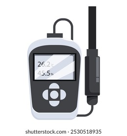 Digital thermometer hygrometer is showing the temperature and humidity level - Powered by Shutterstock - Get 15% off with code: PIKWIZARD15