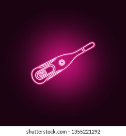 Digital Thermometer icon. Elements of Medicine in neon style icons. Simple icon for websites, web design, mobile app, info graphics