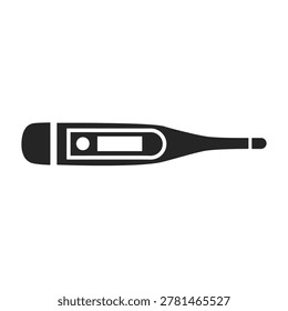 Digital thermometer icon. Thermometer isolated on white background. Thermometer  sign, symbol. Vector