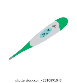 digital thermometer icon vector simple design