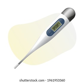 Digital Thermometer - Stock Illustration as EPS 10 File