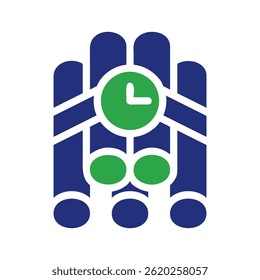 Digital Time Bomb Icon Graphic for Business