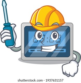 Digital timer caricature design concept worked as an automotive