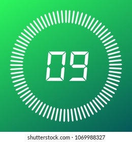 digital timer icon