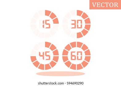 digital timer icon vector illustration.