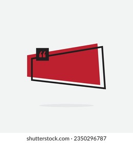 Título digital. Plantilla de cuadro de texto futurista, cuadro de marco con ejemplo de texto. Ilustración vectorial plana para el concepto de contenido de presentación o infografía