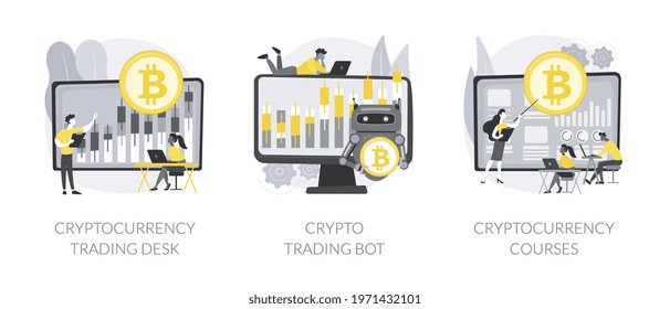 Digital Tokens Abstract Concept Vector Illustrations Stock Vector ...