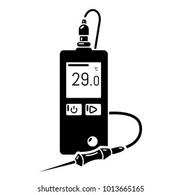 Digital tonometer icon. Simple illustration of digital tonometer vector icon for web