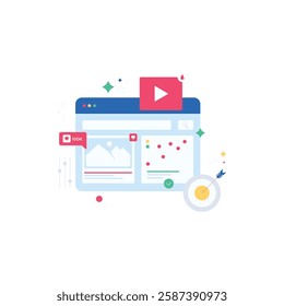 Digital Toolbox Illustration for design needs, Landing Pages, Animation, Apps, Presentations, Content Creator and other Promotions