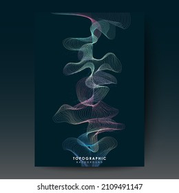 digital topography cover page background