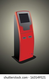 Digital touch screen terminal.