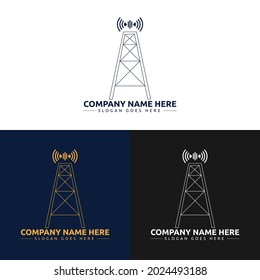 Logo-Design für digitale Tower-Technologie