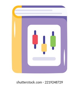Digital trade icon in flat style 