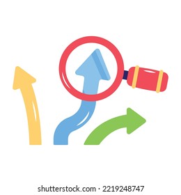 Icono de comercio digital en estilo plano 