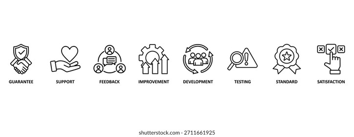 Concepto de Ilustración vectorial de ícono de Web de Anuncio de transformación digital con ícono de tecnología, comunicación, datos, iot, TIC, automatización, Internet y redes