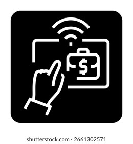 Digital transformation black flat icon.Minimal clean icon for apps and websites. Modern simple icons for UI UX and branding