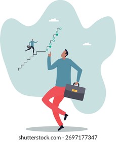 Transformação digital, empresa usa tecnologia e inovação para otimizar o fluxo de trabalho e mudar o futuro.sobre um homem e sua vida.