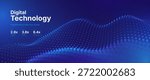 Digital Transformation Concept with Futuristic Data Flow and Smart Technology Visualization. Abstract Big Data, Artificial Intelligence AI, and Automation Design. Tech and Science Vector Illustration.