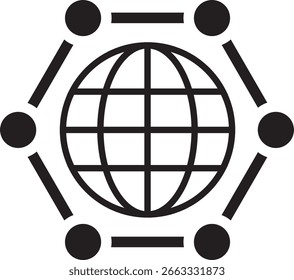 Icono de transformación digital. Icono de Inteligencia Artificial y Aprendizaje Automático. Digitalización de procesos de negocio y tecnología moderna