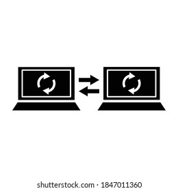Digital transformation icon. Design template vector