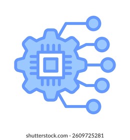 Digital Transformation Icon Element for Design