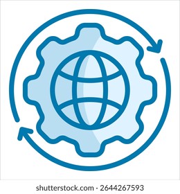 Digital Transformation Icon Element For Design