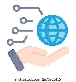 Elemento de icono de transformación digital para diseño