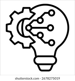 Elemento de icono de transformación digital para diseño