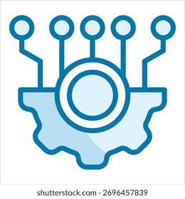 Elemento De Ícone De Transformação Digital Para Design