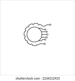 DIGITAL TRANSFORMATION ICON VECTOR ILLUSTRATION SYMBOL DESIGN