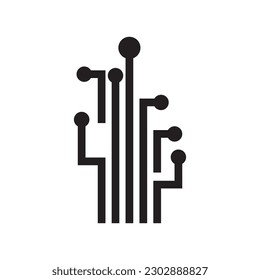 DIGITAL TRANSFORMATION ICON VECTOR ILLUSTRATION SYMBOL DESIGN