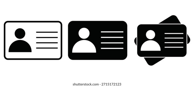 Digital Transformation of Identification Cards – From Physical ID to Mobile Vector Icon"
